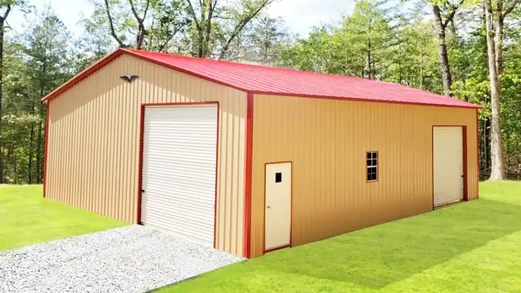 40x45x13 Vertical Roof Metal Garage