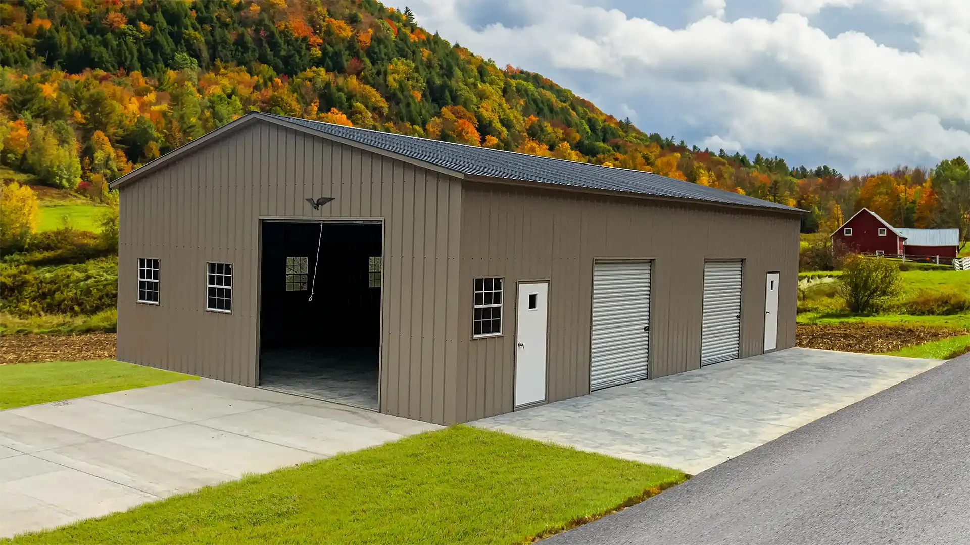 Design Price This 32x50x12 Commercial Metal Building Online 